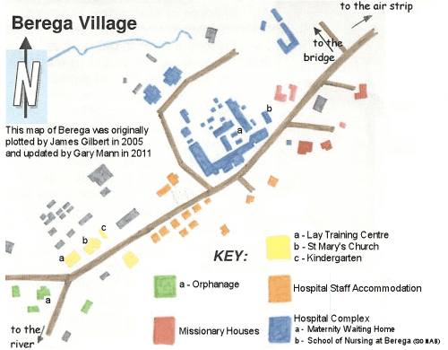 Map of Berega
